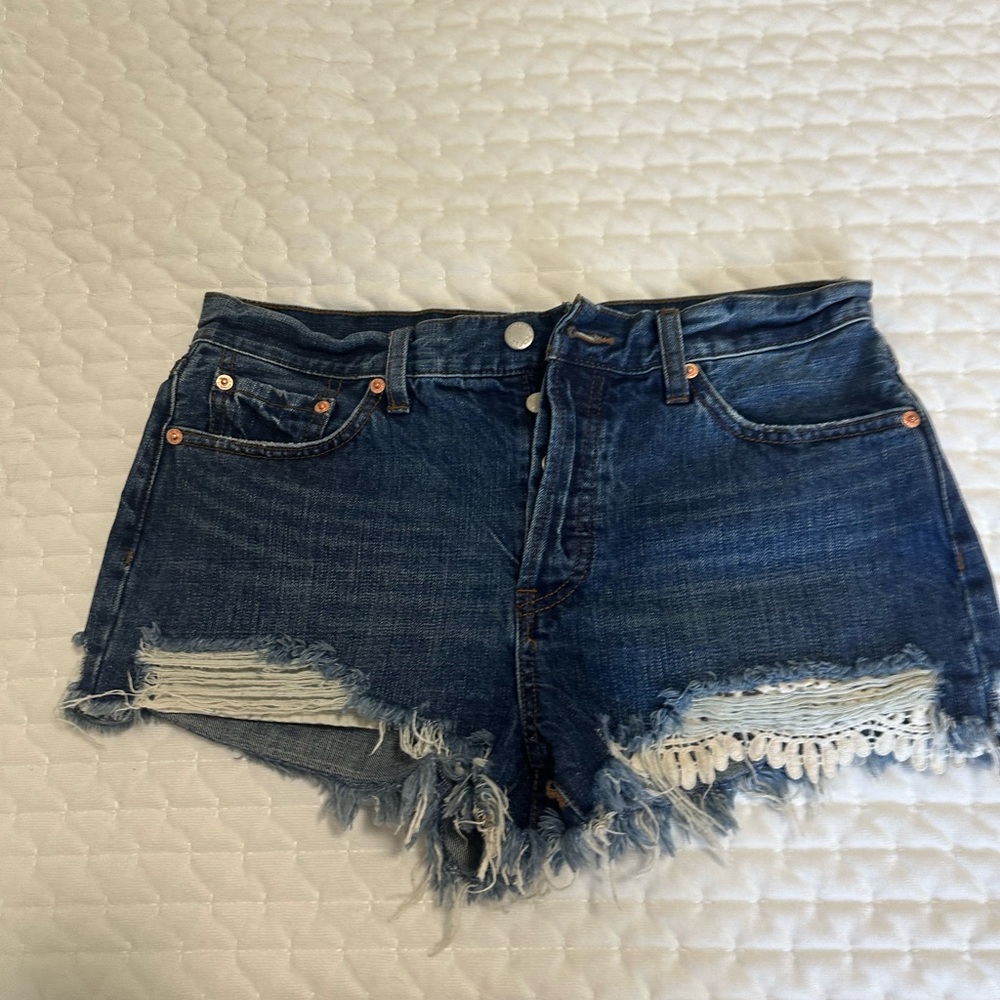 Free People Denim Shorts